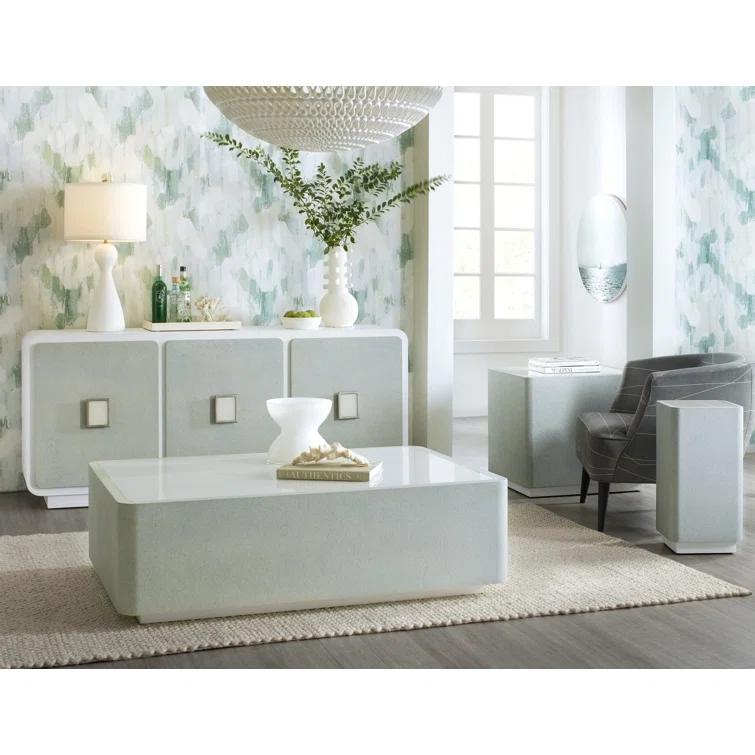 Melange Glass Top Coffee Table