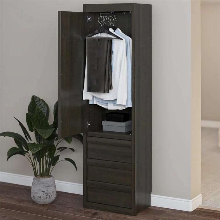 Paramount Armoire Wardrobe Storage Cabinet with Drawers