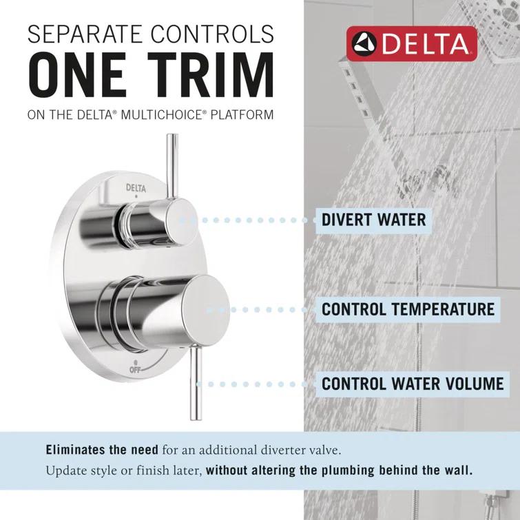 Modern Raincan Round Shower System, Rain Shower Head with Handheld Spray, Shower Faucet Set