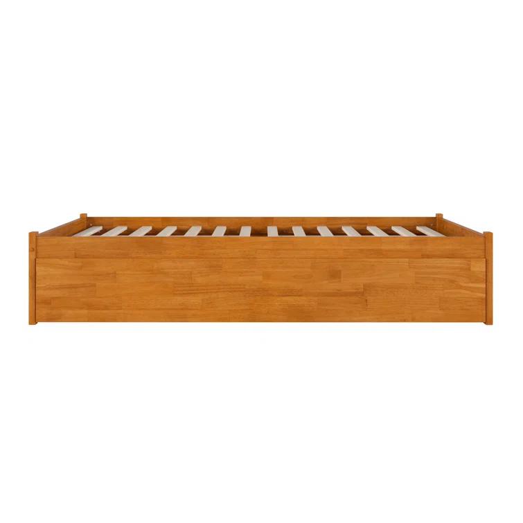 Solid Wood Platform Storage Bed