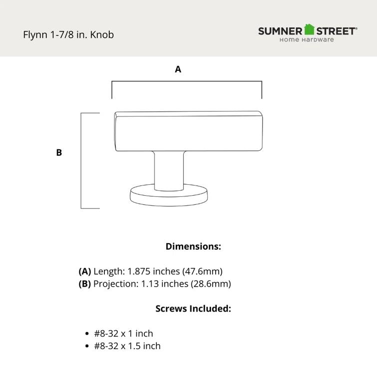 Flynn 1 7/8" Length Bar Knob