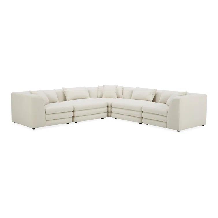 Donia 5 - Piece Modular Upholstered Reversible Sectional