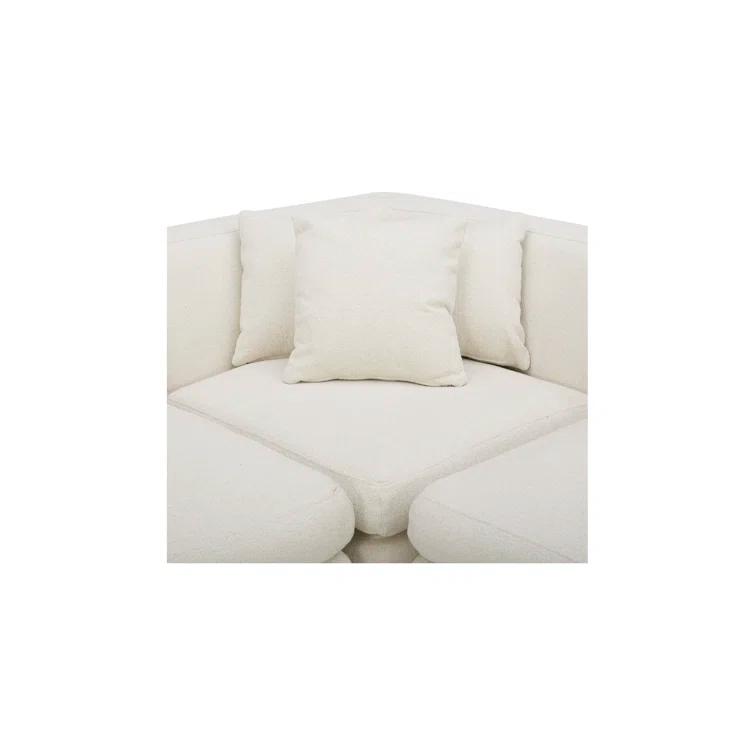 Donia 5 - Piece Modular Upholstered Reversible Sectional