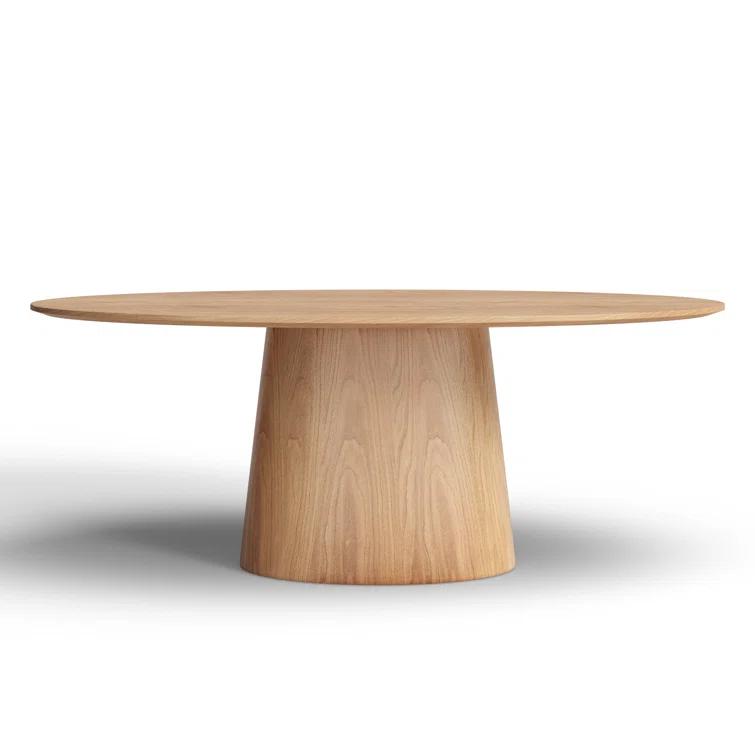 Beth Oval Dining Table - Natural