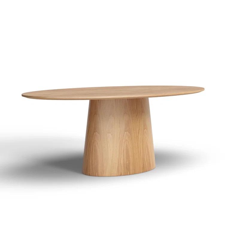 Beth Oval Dining Table - Natural