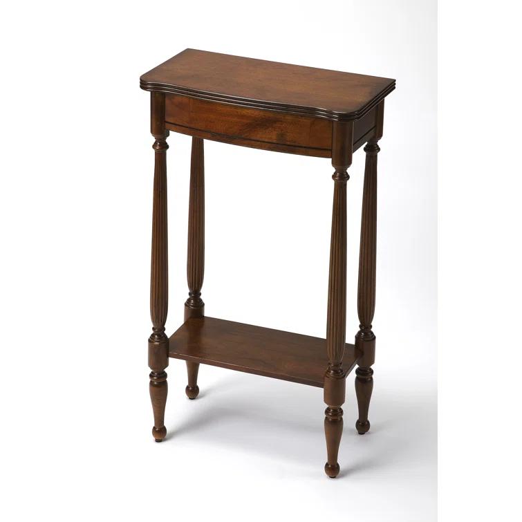 Starlight Canyon Home Medium Brown Narrow Console Table for Living Room and Entryway Spaces