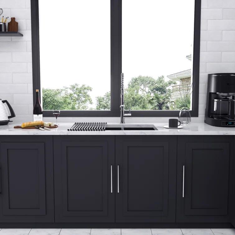 33'' L Undermount Double Bowl Stainless Steel Kitchen Sink
