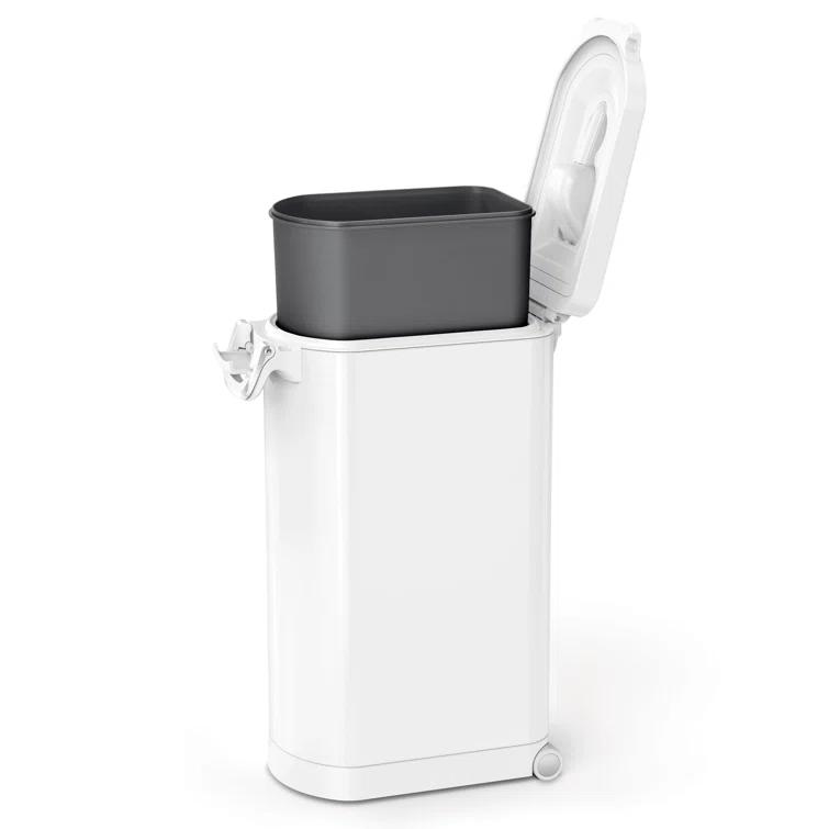 simplehuman Pet Food Storage Container Stainless Steel for Dog Food, Cat Food, and Bird Feed