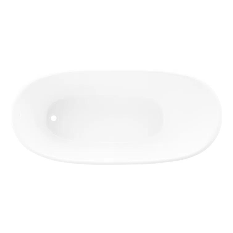 Signature Hardware 67" Saunders Acrylic Freestanding Tub 480869