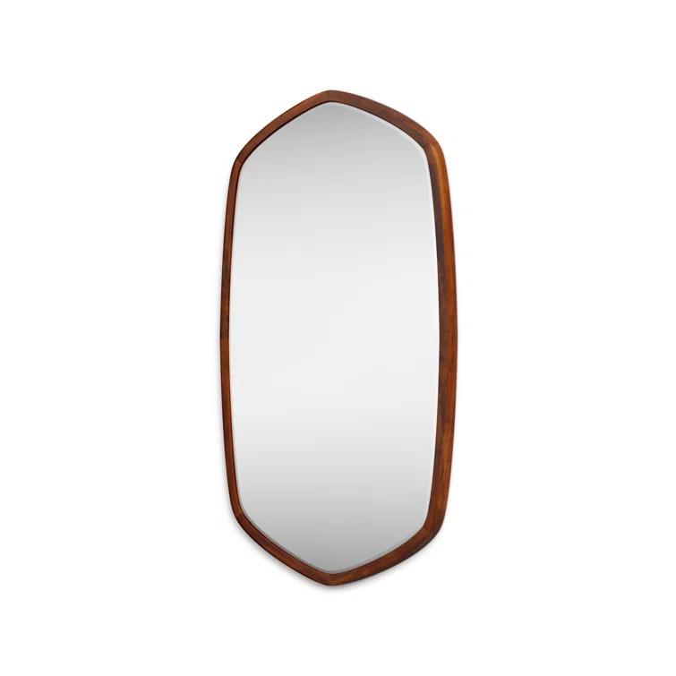 Glover Wood Hexagon Wall Mirror