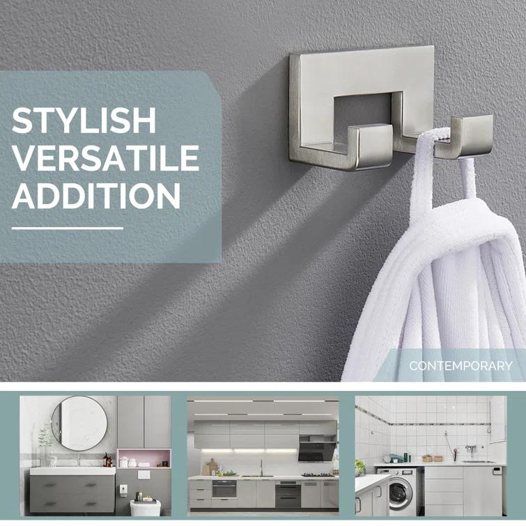 AngleSimple KB082 Double Wall Mounted Robe Hook