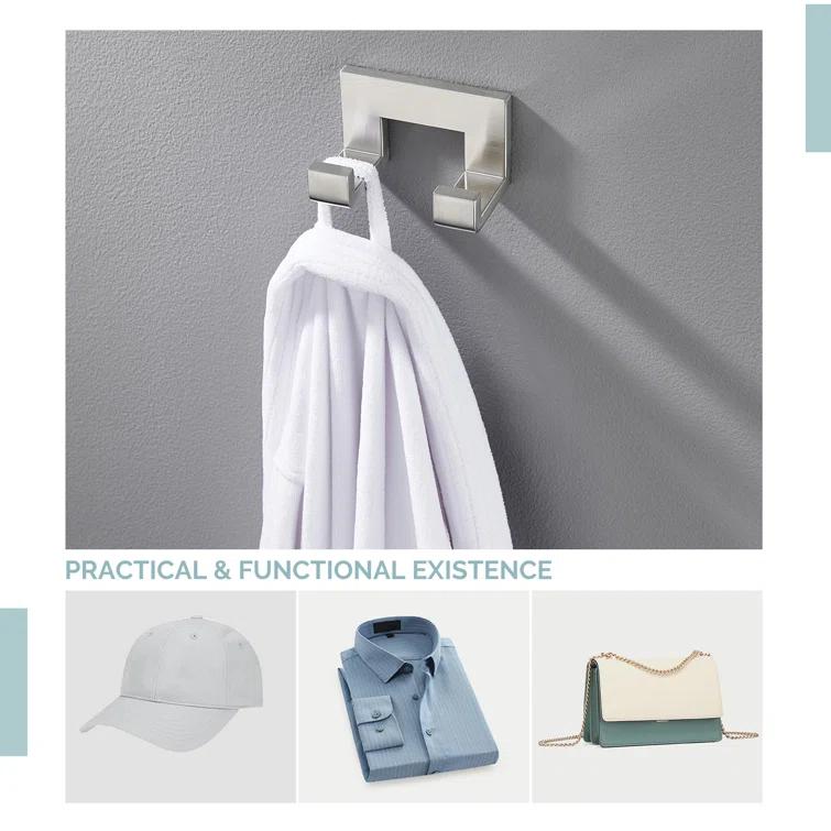 AngleSimple KB082 Double Wall Mounted Robe Hook