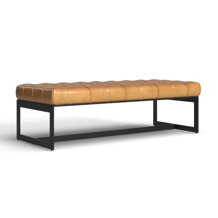 Ram Leather Bench (54")