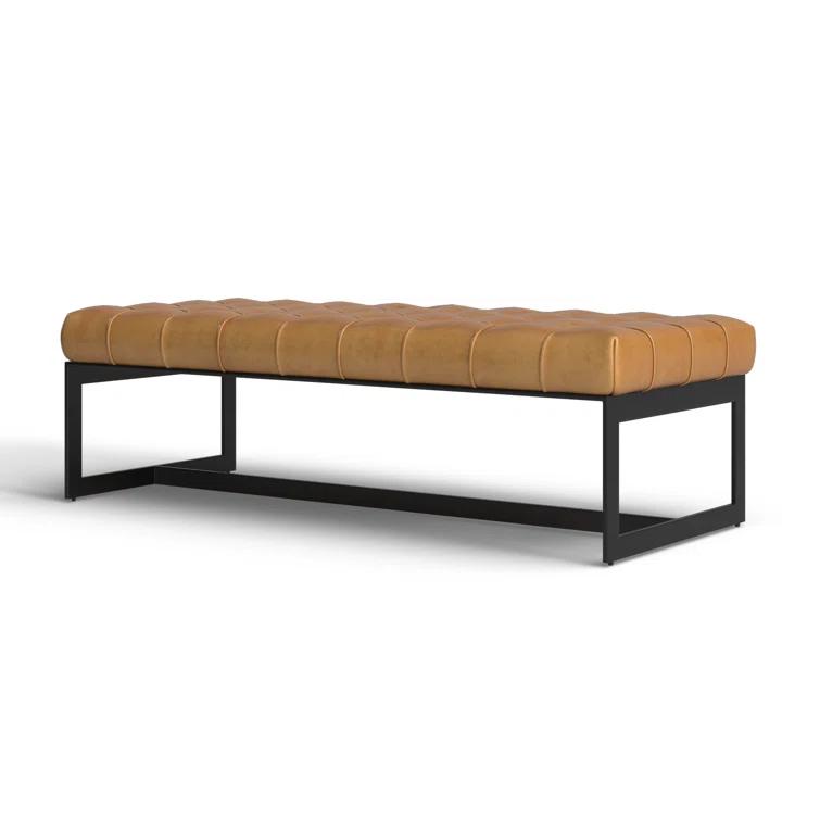 Ram Leather Bench (54")