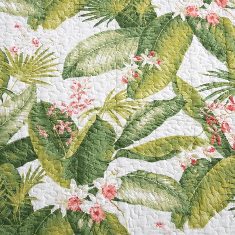 Tommy Bahama Aregada Dock Cotton Reversible Quilt Set