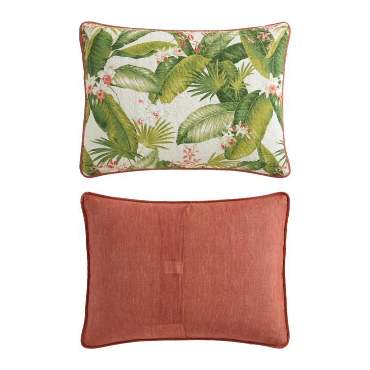 Tommy Bahama Aregada Dock Cotton Reversible Quilt Set
