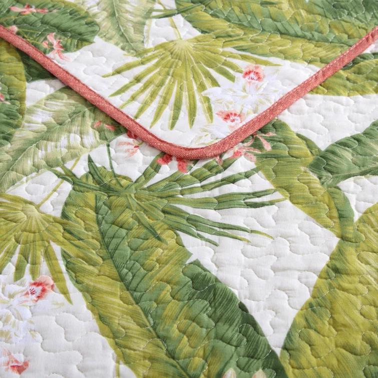 Tommy Bahama Aregada Dock Cotton Reversible Quilt Set