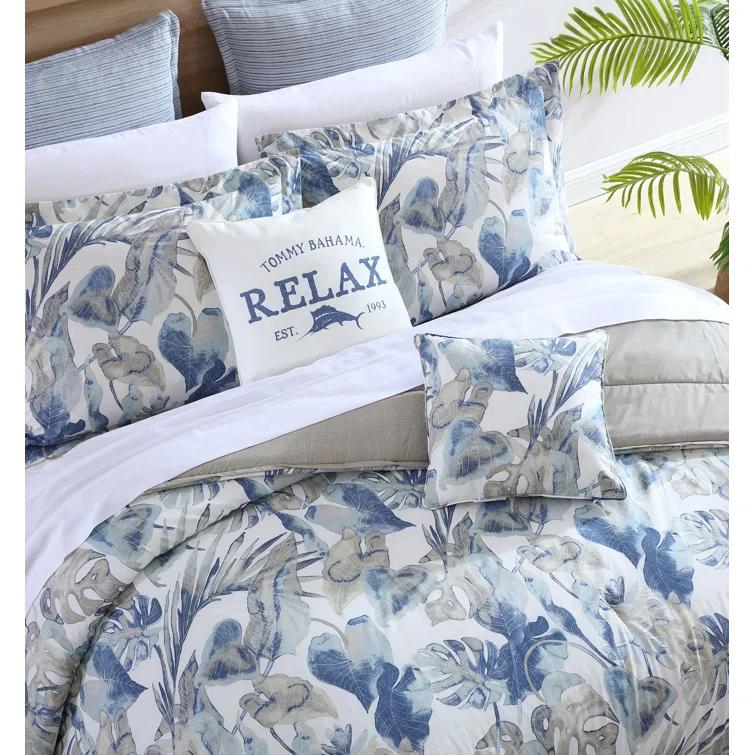 Tommy Bahama Home Tommy Bahama Raw Coast Blue Cotton Comforter Set