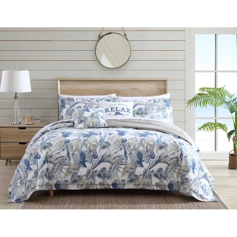 Tommy Bahama Home Tommy Bahama Raw Coast Blue Cotton Comforter Set
