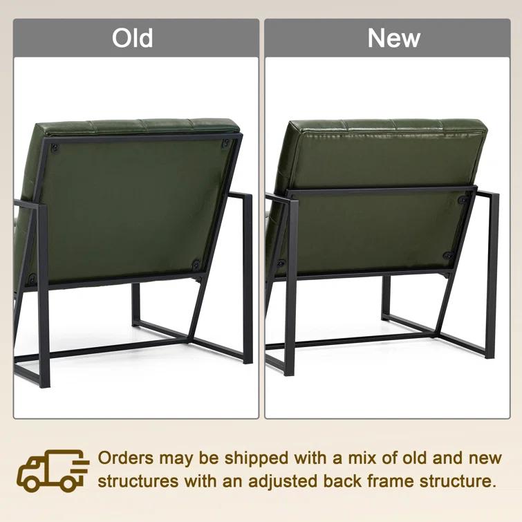 Billings Faux Leather Armchair