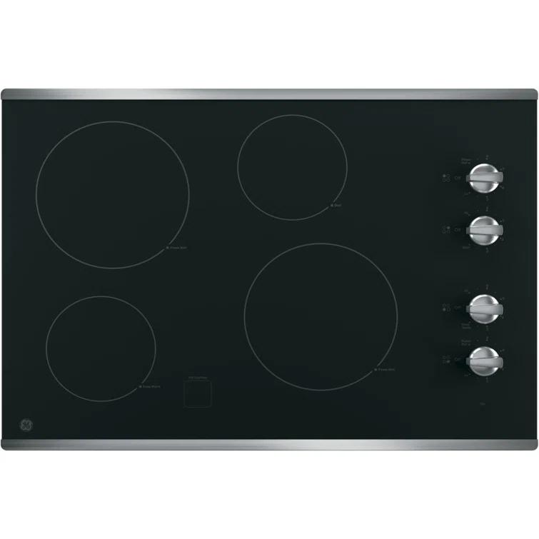 GE 30" Built-In Knob Control Electric Cooktop