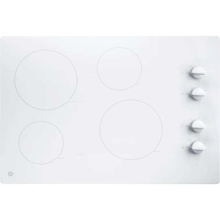 GE 30" Built-In Knob Control Electric Cooktop