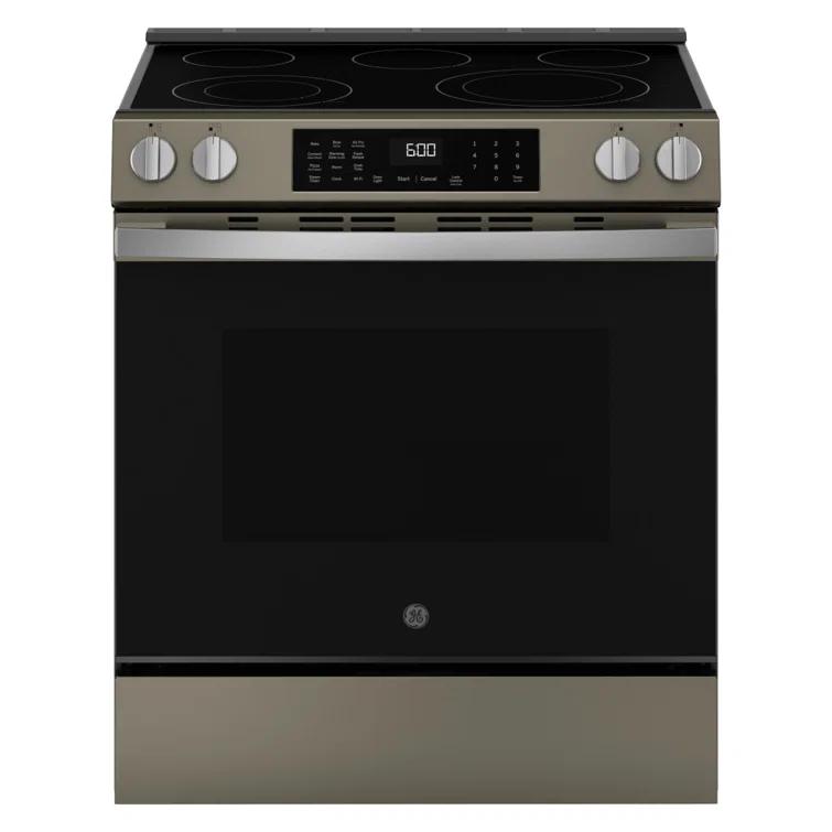 GE 30" Slide-In Electric Convection Range