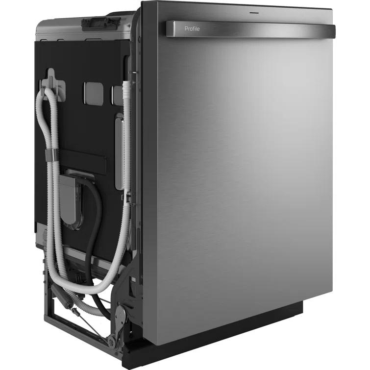 Ge Profile Pdt755s 24" Wide 16 Place Setting Built-In Fingerprint Resistant Top Control