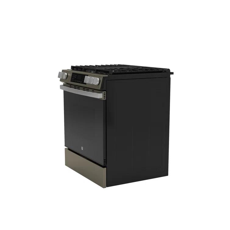 GE 30" Slide-In Front-Control Convection Gas Range