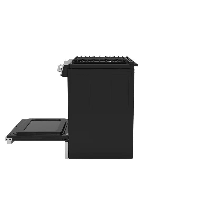 GE Appliances GE 30" Slide-In Front-Control Gas Range GGS500PVSS