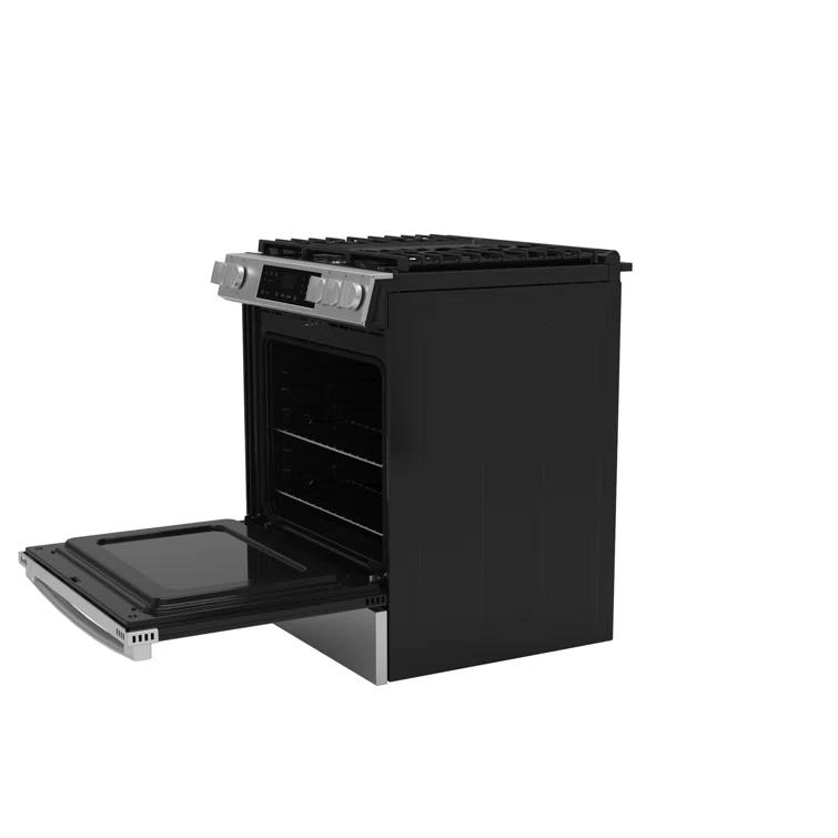 GE Appliances GE 30" Slide-In Front-Control Gas Range GGS500PVSS