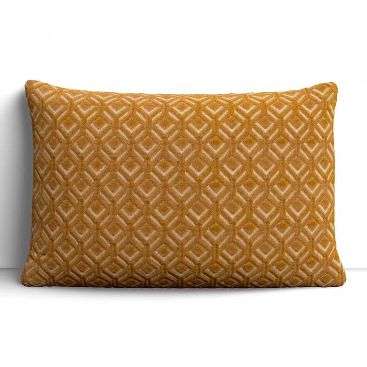 Ryans Embroidered Cotton Lumbar Throw Pillow