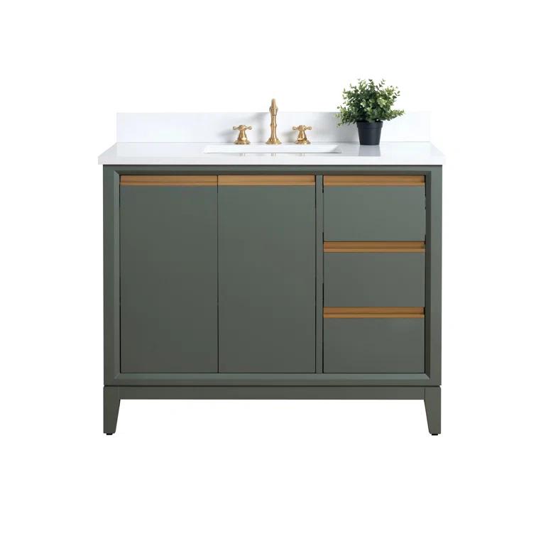 42 Single Bathroom Vanity with Top