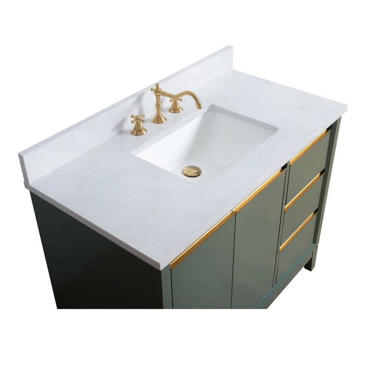42 Single Bathroom Vanity with Top
