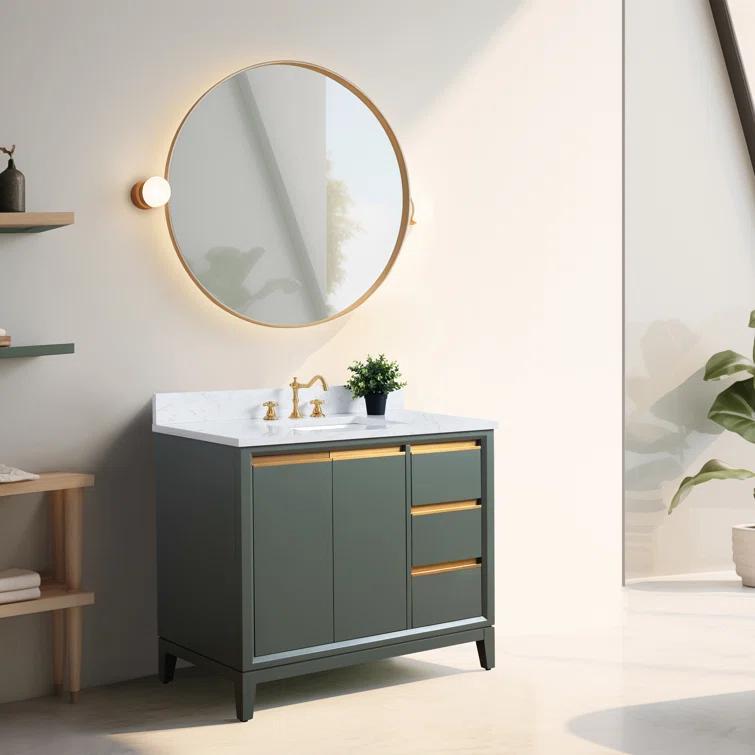 42 Single Bathroom Vanity with Top