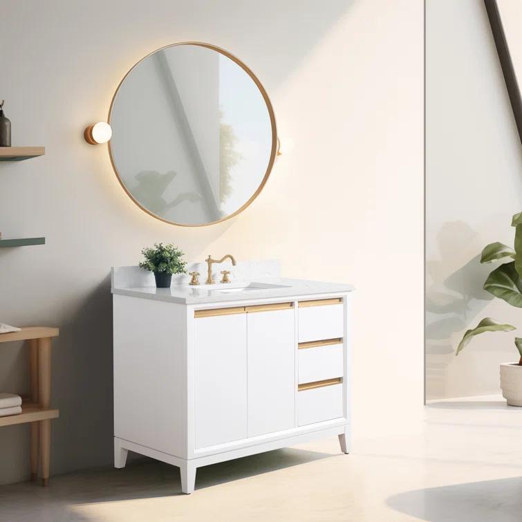 42 Single Bathroom Vanity with Top