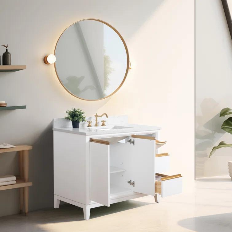 42 Single Bathroom Vanity with Top