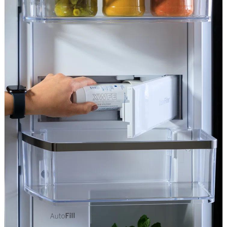 GE Profile™ Series Energy Star Smart 29 Cu. Ft. Fingerprint Resistant 4-Door French-Door Refrigerator