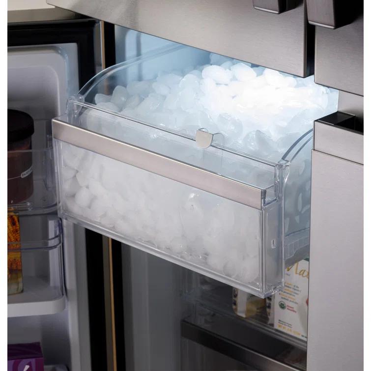 GE Profile™ Series Energy Star Smart 28 Cu. Ft. Fingerprint Resistant Quad-Door Refrigerator