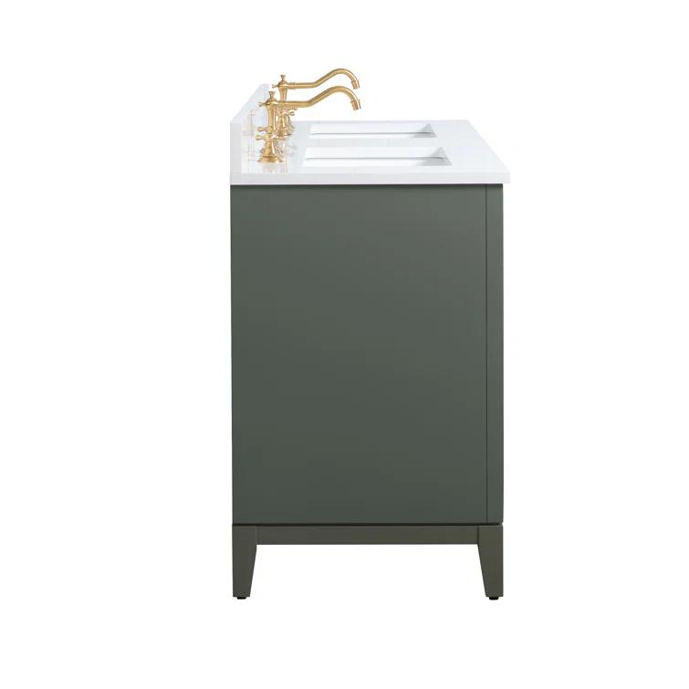 54 Double Bathroom Vanity with Top
