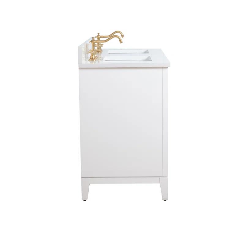 54 Double Bathroom Vanity with Top