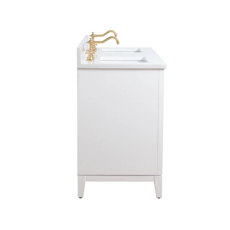 60 Double Bathroom Vanity with Top