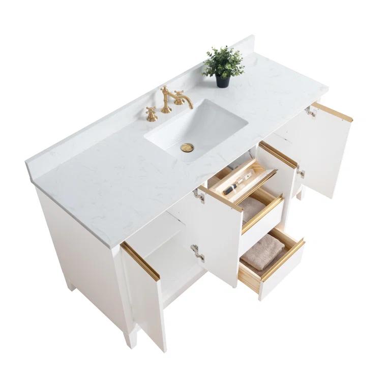 60 Single Bathroom Vanity with Top