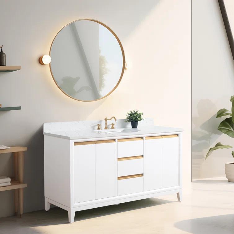 60 Single Bathroom Vanity with Top