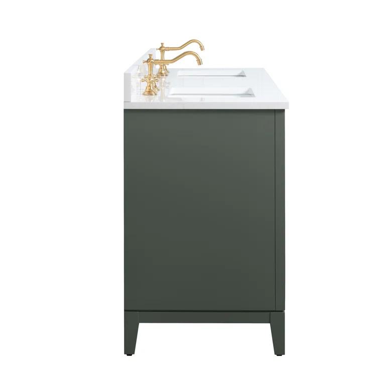 72 Double Bathroom Vanity with Top