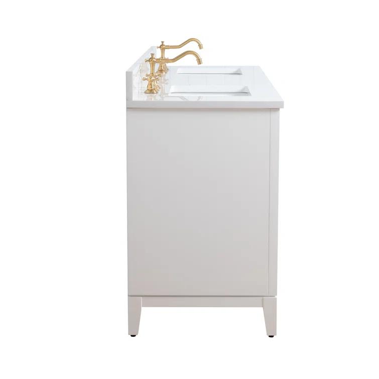 72 Double Bathroom Vanity with Top