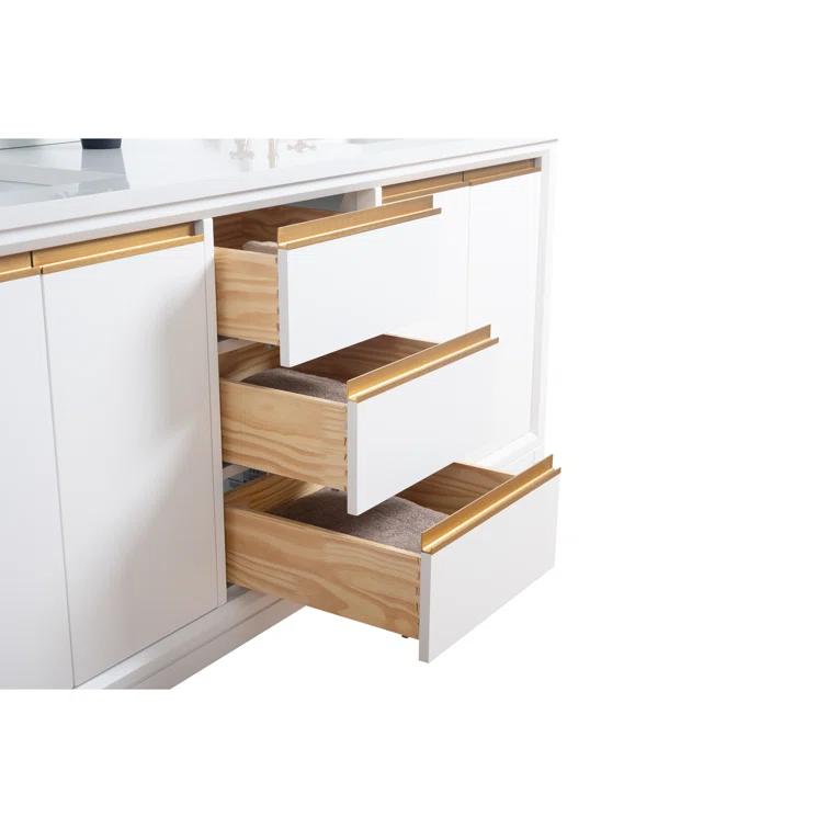 72 Double Bathroom Vanity with Top
