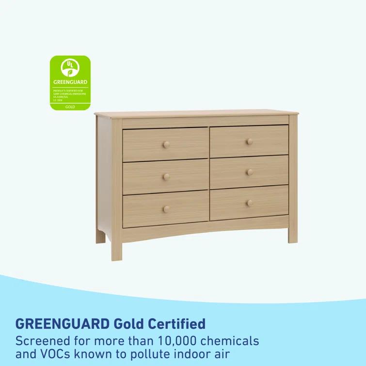Noah 6 Drawer Double Dresser