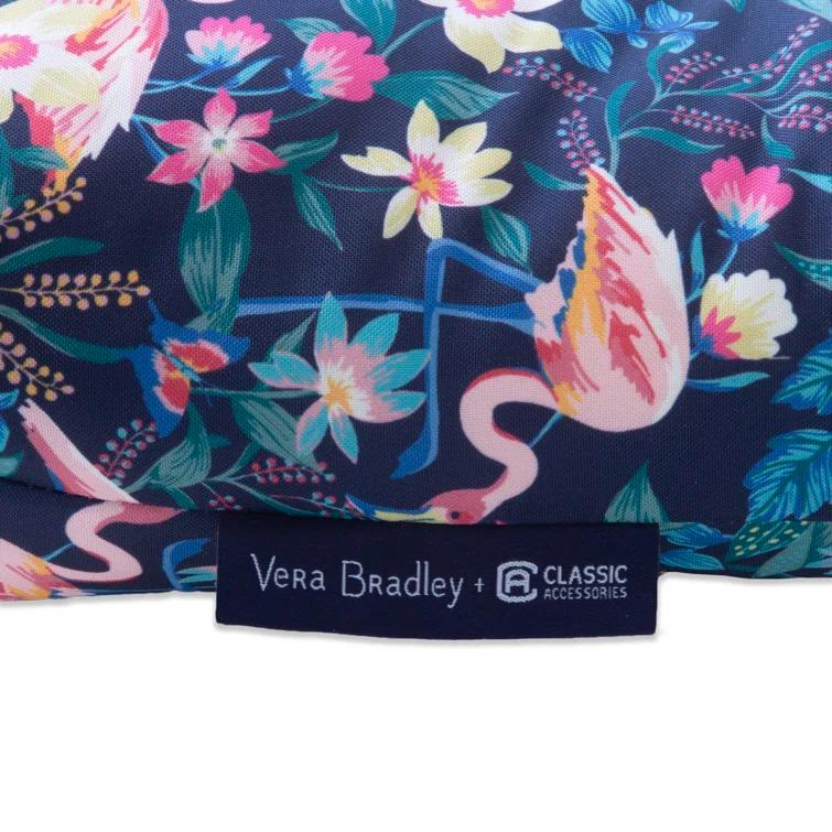 Vera Bradley Vera Bradley by Classic Accessories Water-Resistant Patio Chair Cushions (Set of 2)