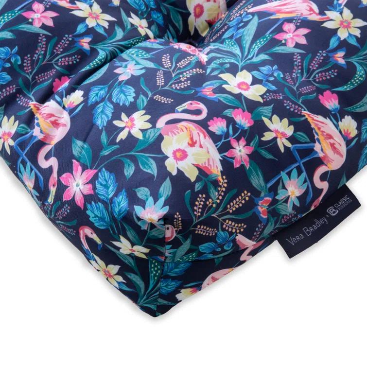 Vera Bradley Vera Bradley by Classic Accessories Water-Resistant Patio Chair Cushions (Set of 2)